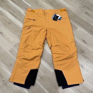 Columbia Men's Titanium Ski Pants 3XL "short" Kick Turn III Yellow WO3891